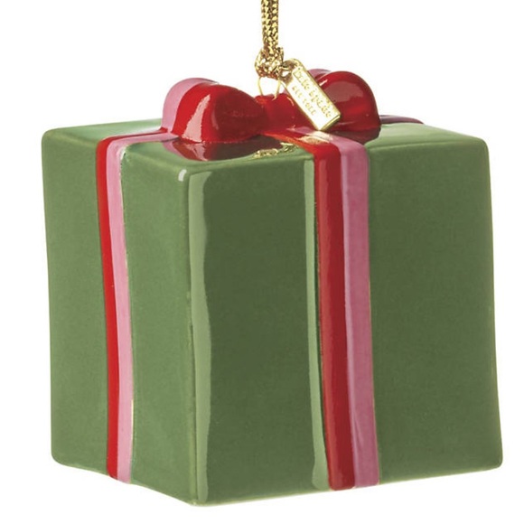 🎁 SALE! NIB ♠️ kate spade new york Be Jolly Gift Ornament - Lenox - Porcelain - Picture 8 of 8